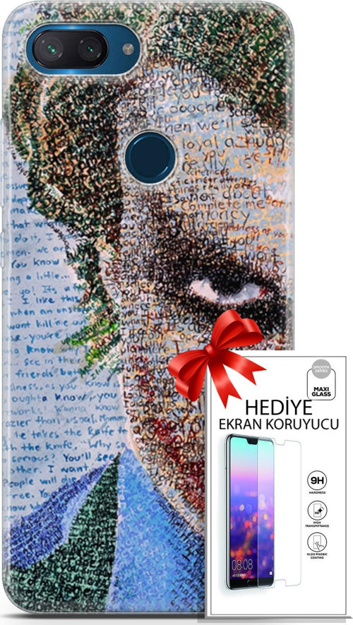 Xiaomi Mi 8 Lite Kılıf Orijinal Seri Cardano 10 Joker Full Hd Kılıf + Ekran Koruyucu