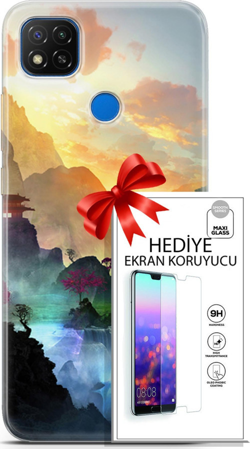 Xiaomi Redmi 9C Kılıf Orijinal Seri Neo 06 Cyclops Koruyucu Kapak Ekran Koruyucu