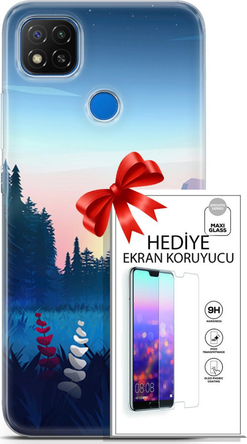 Xiaomi Redmi 9C Kılıf Orijinal Seri Neo 11 Batgirl 4K Baskılı Kılıf + Ekran Koruyucu Full Korumak