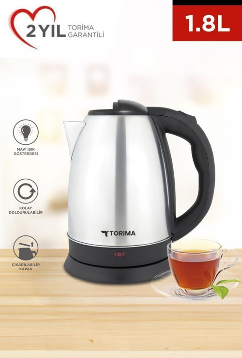 TY-S888-066 Paslanmaz Çelik Kettle 1500W 1.8L Su Isıtıcı