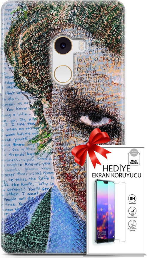 Xiaomi Mi Mix 2 Kılıf Orijinal Seri Cardano 10 Joker Full Hd Kılıf + Ekran Koruyucu