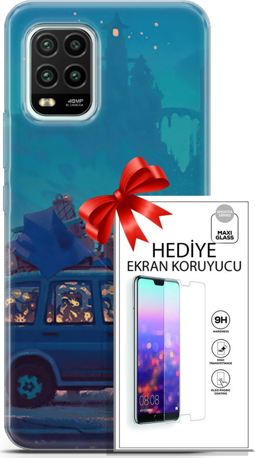 Xiaomi Mi 10 Lite 5G Kılıf Orijinal Seri Neo 10 Thanos Full Hd Kılıf + Ekran Koruyucu