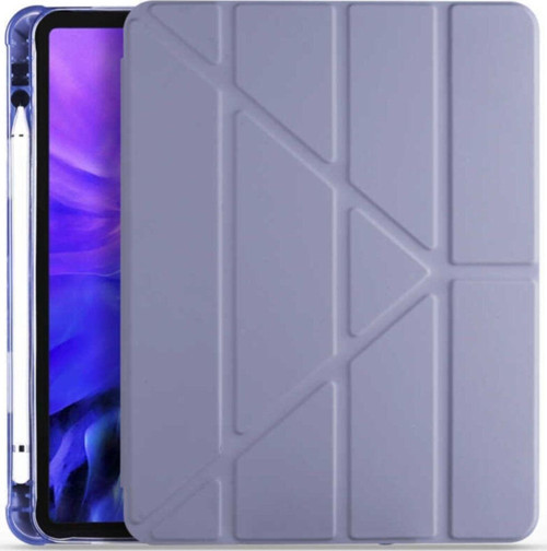 Apple Ipad Air 10.9 2020 Kılıf Premium Standlı Katlanabilir Kılıf Kalemlikli Ipad Trifolding