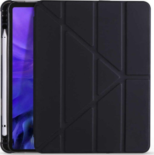 Apple Ipad Air 10.9 2020 Kılıf Premium Standlı Katlanabilir Kılıf Kalemlikli Ipad Trifolding