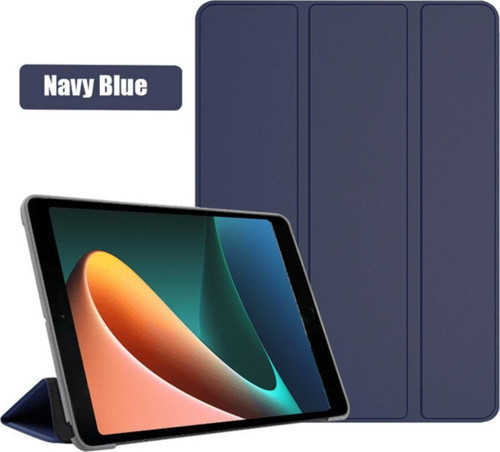 Xiaomi Redmi Pad 10.61 İnc 2022 Uyumlu Kılıf Pu Deri Ön Arka Tam Koruma Standlı Smart Kapak