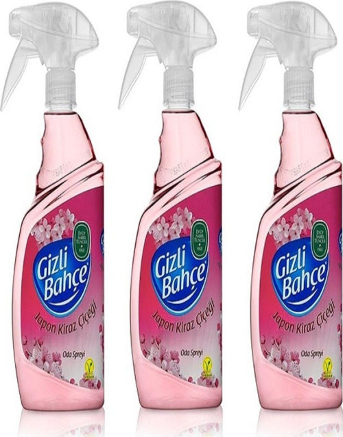 Gizli Bahçe Oda Kokusu Japon Kiraz Çiçeği 500 ml X 3 Adet