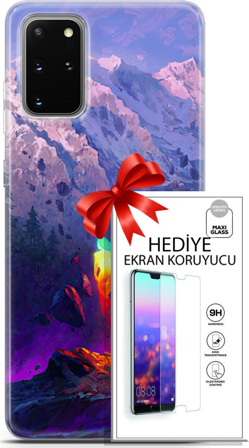 Samsung Galaxy S20 Plus Kılıf Orijinal Seri Neo 24 Örümcek Adam Darbe Emici Kılıf + Ekran Koruyucu