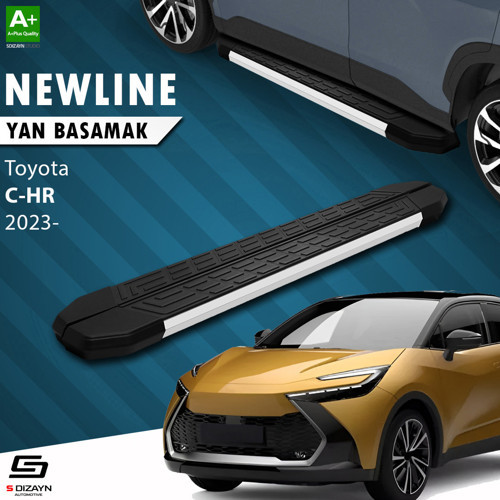 Toyota C-HR 2 NewLine Aluminyum Yan Basamak 173 Cm 2023 Üzeri A+ Kalite