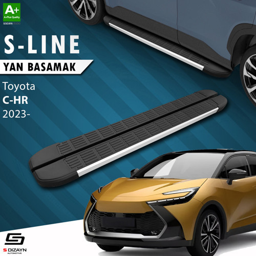 Toyota C-HR 2 S-Line Aluminyum Yan Basamak 173 Cm 2023 Üzeri A+ Kalite