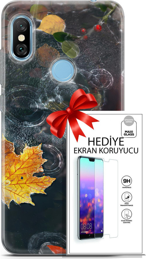 Xiaomi Redmi Note 6 Pro Kılıf Orijinal Seri Neo 02 Spawn Kapak Ve Ekran Koruyucu
