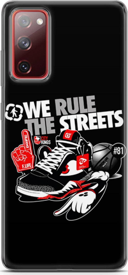 Samsung Galaxy S20 Fe Kılıf Orijinal Seri Typo 25 We Rule The Streets Soyulmayan Kılıf