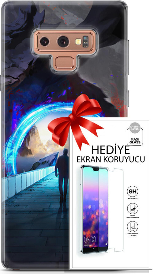 Samsung Galaxy Note 9 Kılıf Orijinal Seri Neo 20 Punish Renkli Kılıf Ekran Koruyucu
