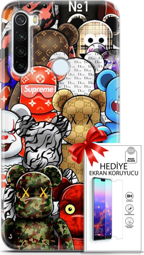 Xiaomi Redmi Note 8T Kılıf Orijinal Seri Bounce 13 Louisa Burke Case Kapak Ekran Koruyucu