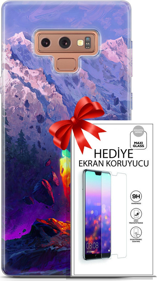 Samsung Galaxy Note 9 Kılıf Orijinal Seri Neo 24 Örümcek Adam Darbe Emici Kılıf + Ekran Koruyucu