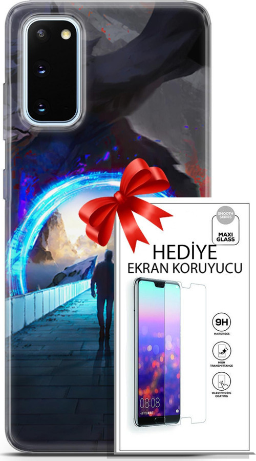 Samsung Galaxy S20 Kılıf Orijinal Seri Neo 20 Punish Renkli Kılıf Ekran Koruyucu