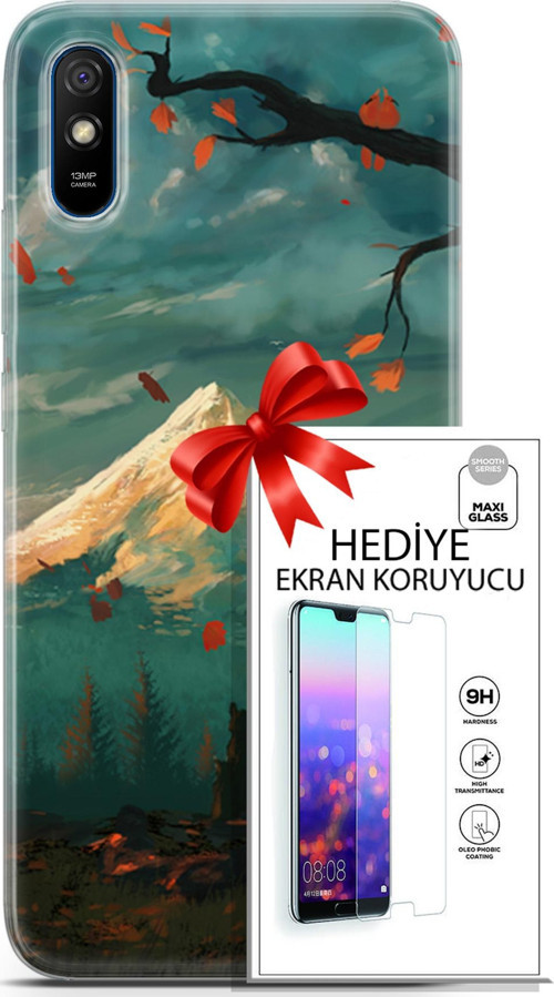 Xiaomi Redmi 9A Kılıf Orijinal Seri Neo 03 Wolverine Arka Kapak + Ekran Koruyucu