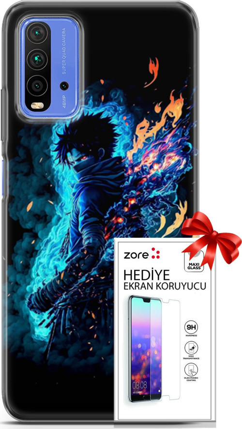 Xiaomi Redmi 9T Kılıf Orijinal Seri Supers 16 My Hero Anime Hediyelik Kılıf Ve Ekran Koruyucu