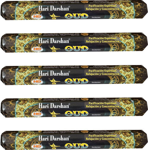 Oud Öd Ağacı Kokusu Çubuk Tütsü - Oda Ortam Kukusu - 20 Adetlik 5 Paket