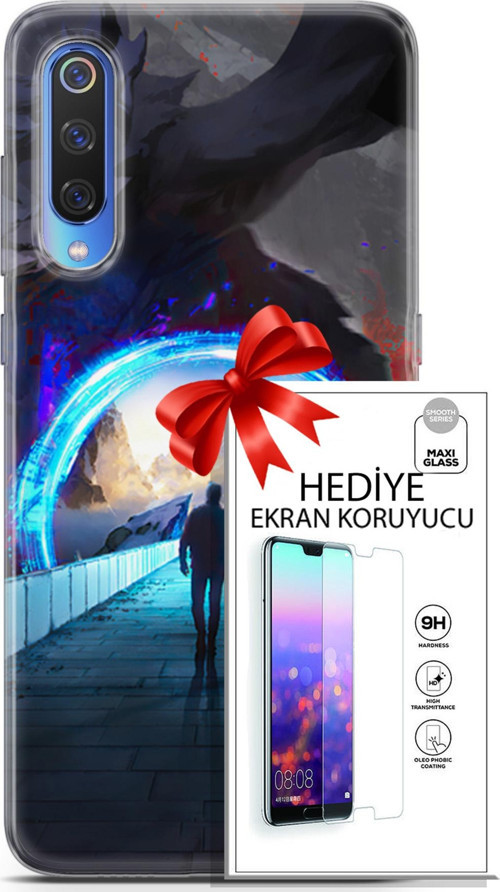 Xiaomi Mi 9 Kılıf Orijinal Seri Neo 20 Punish Renkli Kılıf Ekran Koruyucu