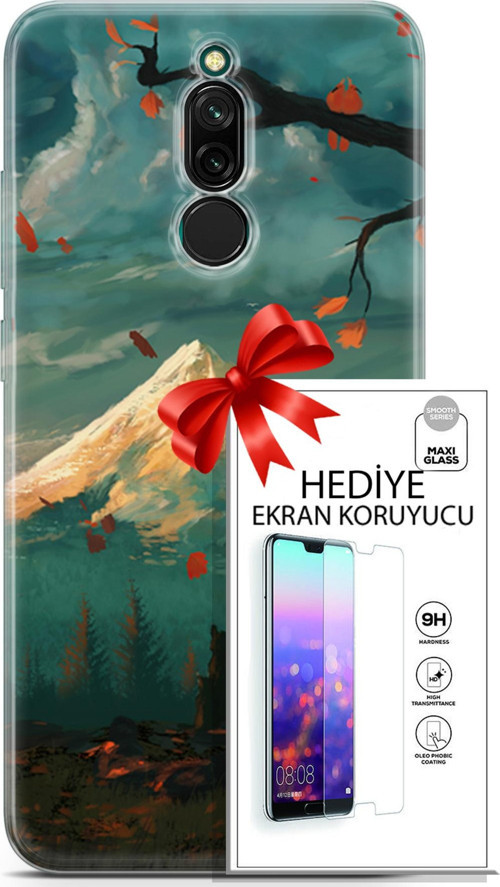 Xiaomi Redmi 8 Kılıf Orijinal Seri Neo 03 Wolverine Arka Kapak + Ekran Koruyucu
