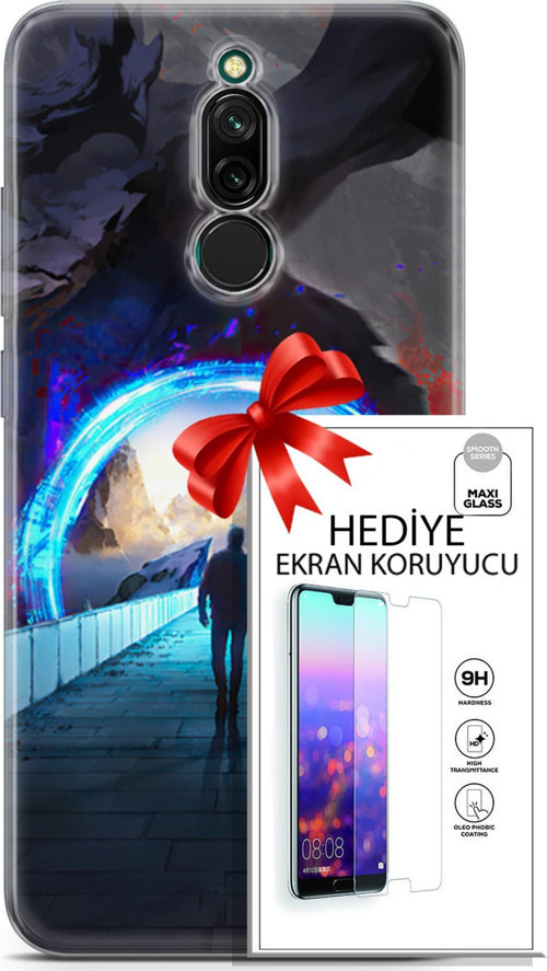 Xiaomi Redmi 8 Kılıf Orijinal Seri Neo 20 Punish Renkli Kılıf Ekran Koruyucu