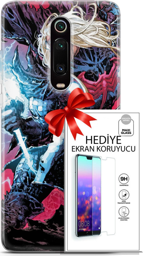 Xiaomi Mi 9T Kılıf Orijinal Seri Dc 16 Thor Herald Hediyelik Kılıf Ve Ekran Koruyucu