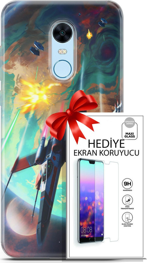 Xiaomi Redmi 5 Plus Kılıf Orijinal Seri Neo 17 Harley & Punchline Yumuşak Kılıf + Ekran Koruyucu