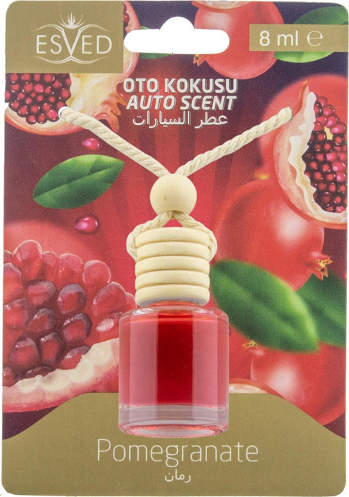 Nar Kokusu 8 Ml Araba Kokusu Cam Şişe