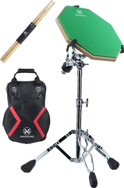 DD-239GR Pro Bateri Davul Çalışma Pedi Seti Drum Practice Pad Full Set