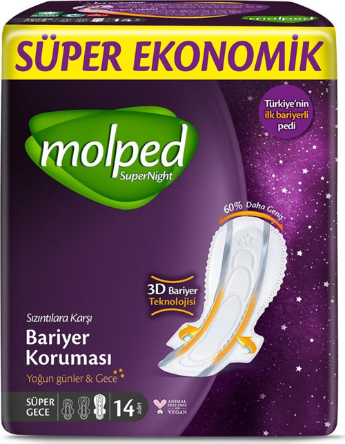 Süper Ekonomik Süpernight Ped Süper Gece 14x6 84 Adet