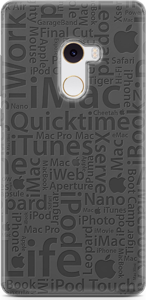 Xiaomi Mi Mix 2 Kılıf Orijinal Seri Typo 28 İmac İweb İlife İz Bırakmayan Kılıf