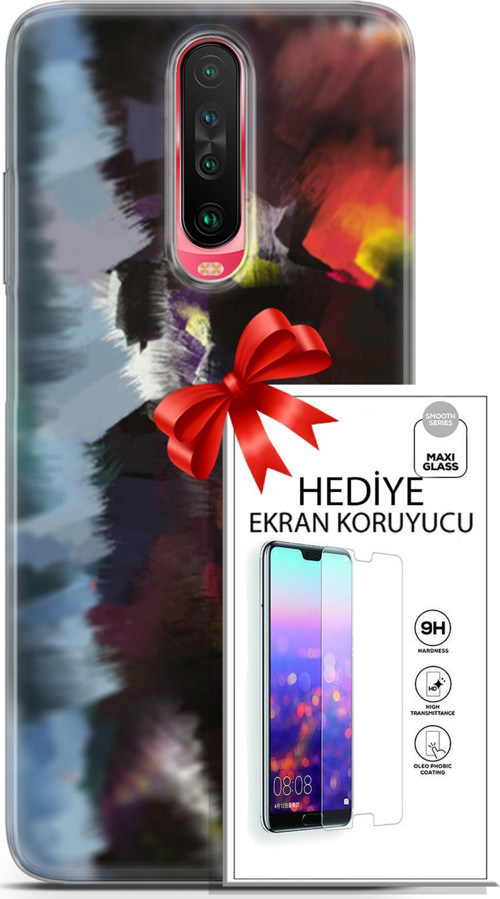Xiaomi Poco X2 Kılıf Orijinal Seri Nature 19 Çok Renkli Tam Koruma Kılıf + Ekran Koruyucu