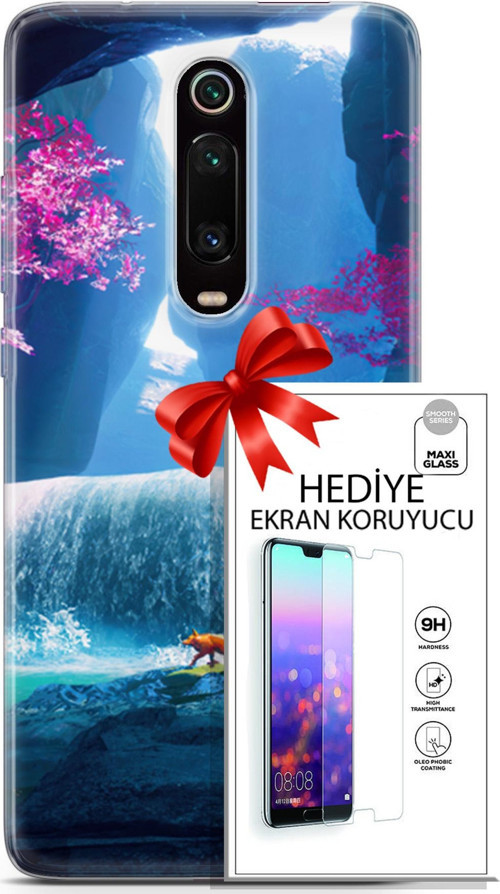 Xiaomi Mi 9T Kılıf Orijinal Seri Neo 05 Iron Man Koruma Kılıfı + Ekran Koruyucu