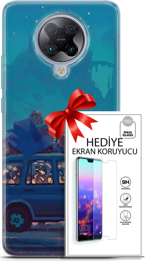 Xiaomi Poco F2 Pro Kılıf Orijinal Seri Neo 10 Thanos Full Hd Kılıf + Ekran Koruyucu