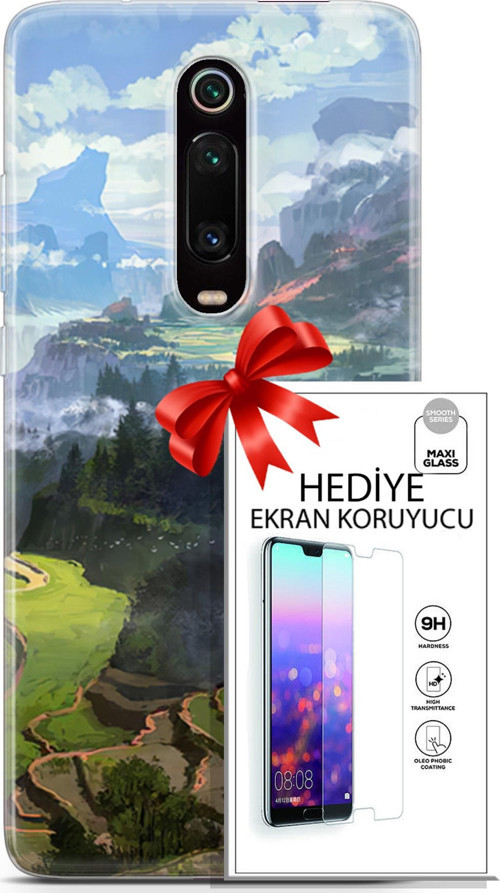 Xiaomi Mi 9T Kılıf Orijinal Seri Neo 23 Joker Kart Telefon Kabı Ve Ekran Koruyucu