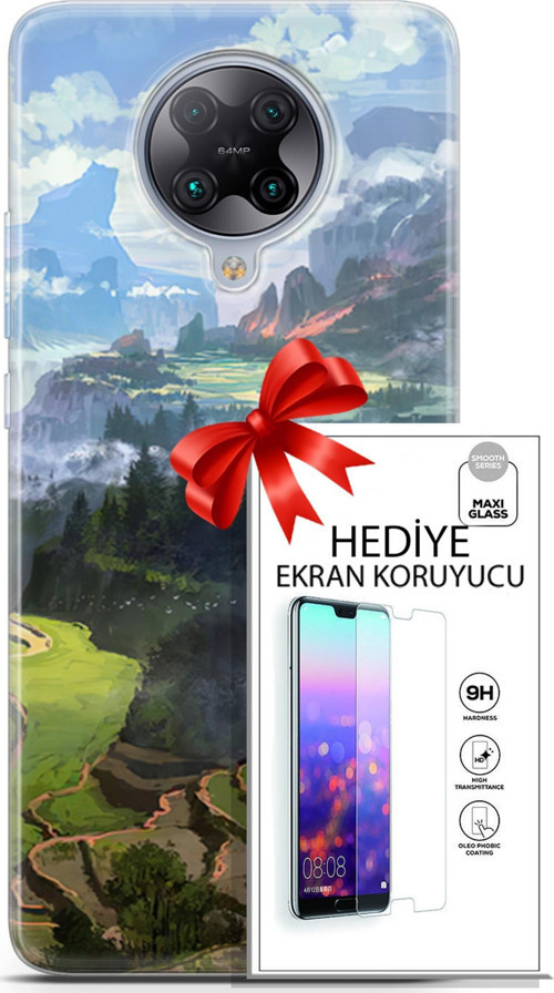 Xiaomi Poco F2 Pro Kılıf Orijinal Seri Neo 23 Joker Kart Telefon Kabı Ve Ekran Koruyucu