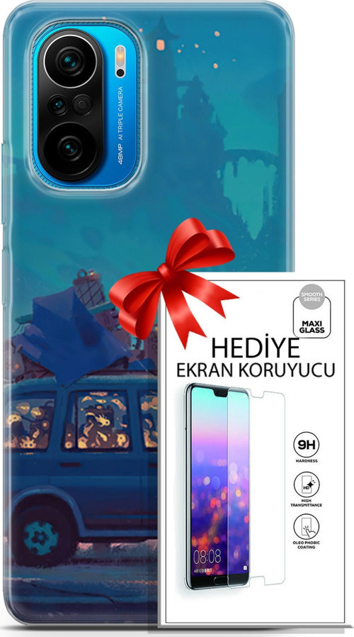 Xiaomi Poco F3 Kılıf Orijinal Seri Neo 10 Thanos Full Hd Kılıf + Ekran Koruyucu