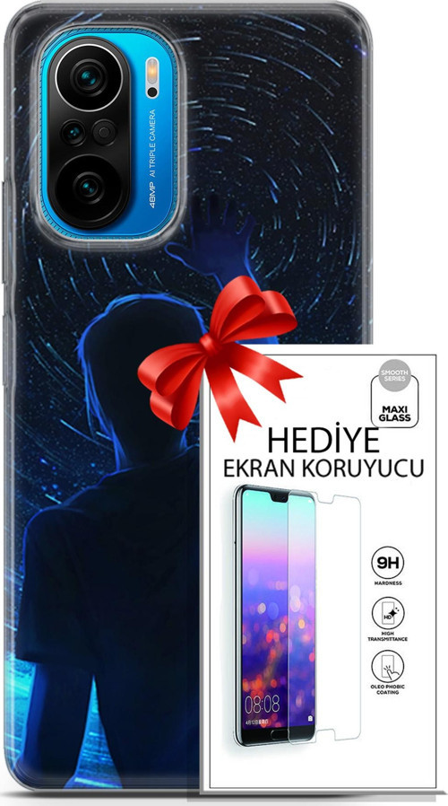 Xiaomi Poco F3 Kılıf Orijinal Seri Neo 14 Batman The Joker Cover Kılıf + Ön Ekran Koruyucu
