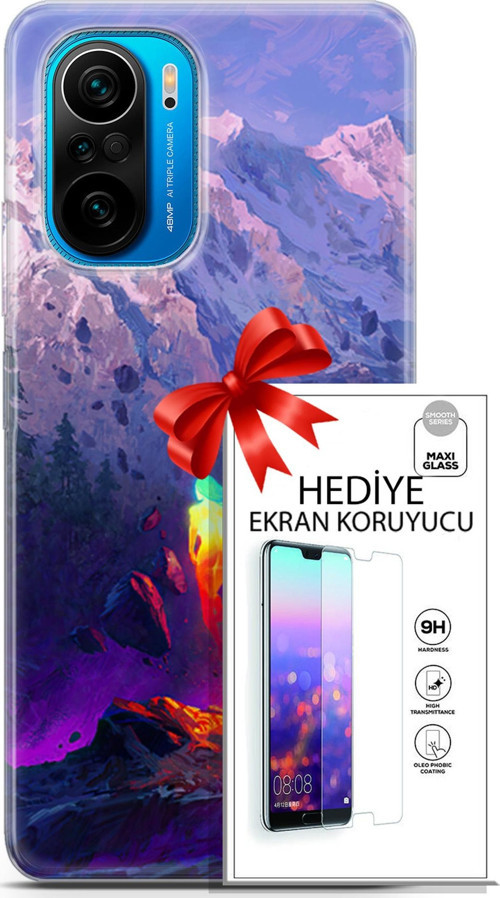 Xiaomi Poco F3 Kılıf Orijinal Seri Neo 24 Örümcek Adam Darbe Emici Kılıf + Ekran Koruyucu