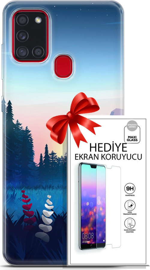 Samsung Galaxy A21S Kılıf Orijinal Seri Neo 11 Batgirl 4K Baskılı Kılıf + Ekran Koruyucu Full Koruma
