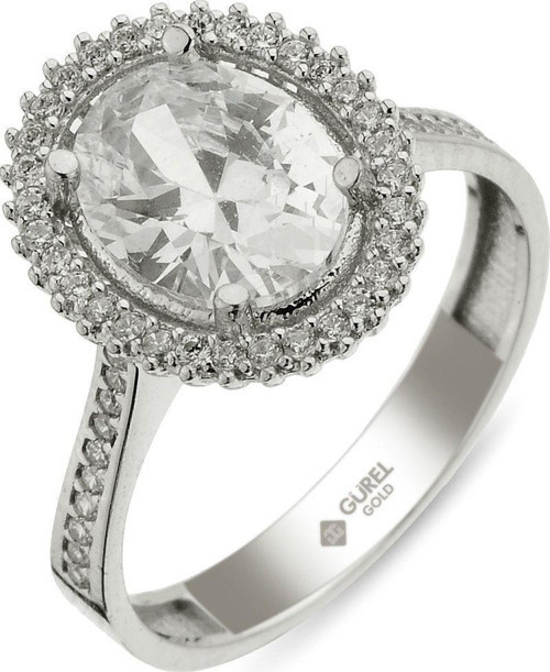 Oval Baget Altın Yüzük Zy0267