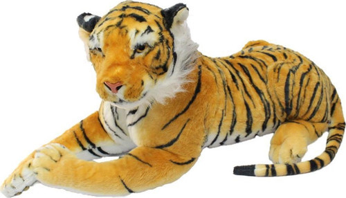 Kükreyen Sesli Kaplan Peluş Oyuncak 60 Cm