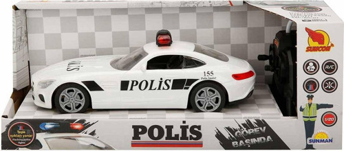 20357 Uzaktan Kumandalı Suncon Işıklı Polis Arabası 21 Cm