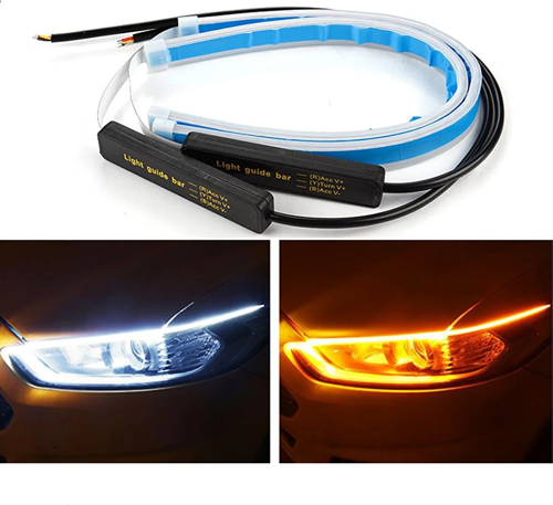 Chery Tiggo 7 Pro Max Intelligent Uyumlu Far Üstü Gündüz Ledi, Far İçi Kayar Led 60 cm Selamlamalı