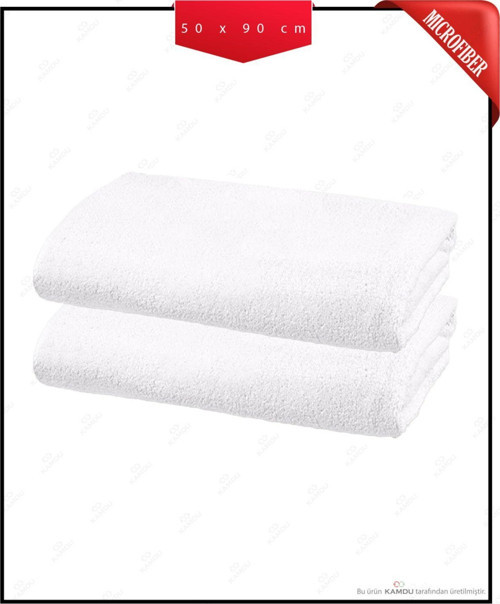 Kamdu 2 Adet 50 X 90 Cm Mikrofiber Kuaför Havlusu, Berber Havlusu, Spor Havlusu, Fitness Havlusu