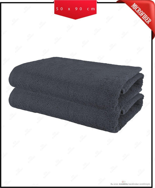 Kamdu 2 Adet 50 X 90 Cm Mikrofiber Kuaför Havlusu, Berber Havlusu, Spor Havlusu, Fitness Havlusu