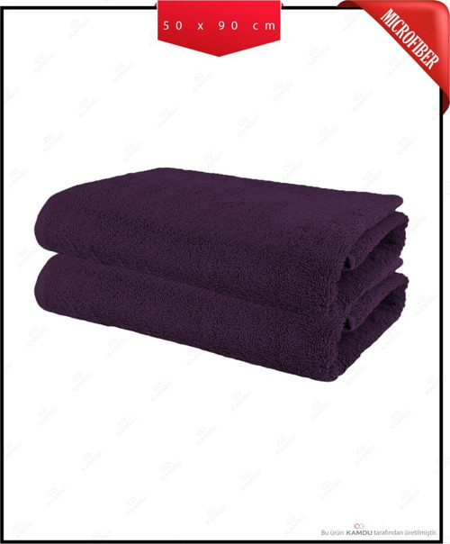 Kamdu 2 Adet 50 X 90 Cm Mikrofiber Kuaför Havlusu, Berber Havlusu, Spor Havlusu, Fitness Havlusu