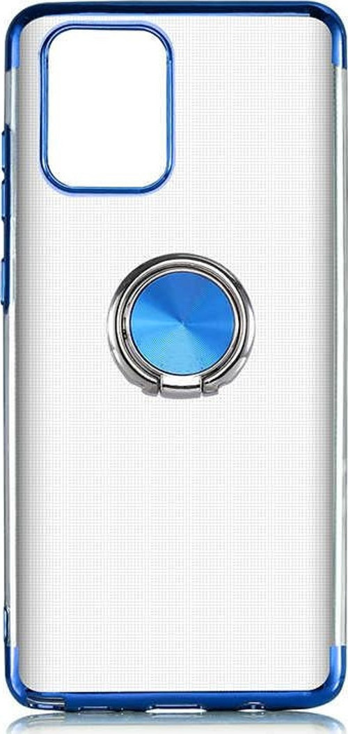 Galaxy A91 (S10 Lite) Kılıf Gess Kenarları Renkli Yüzük Aparatlı