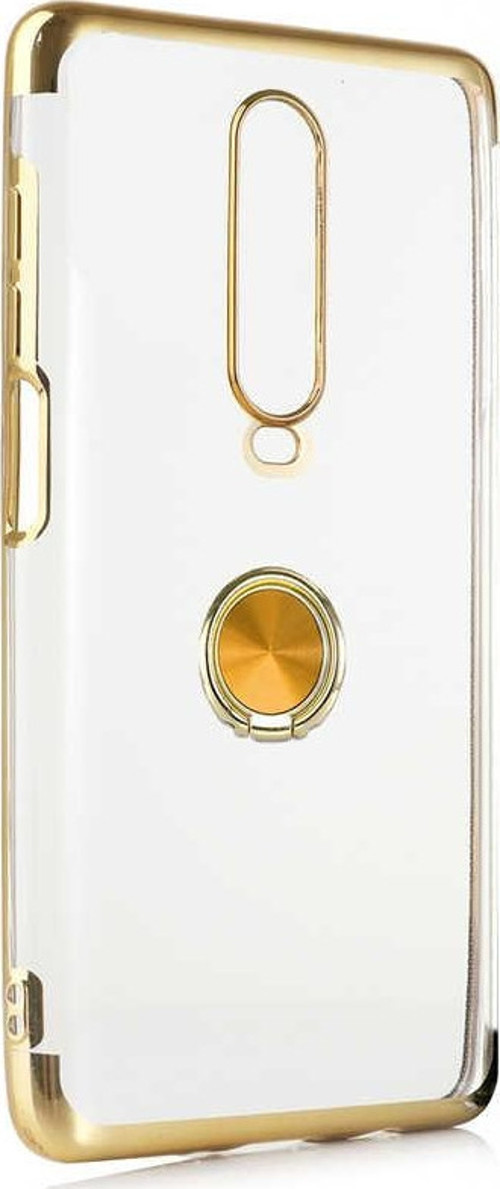 Xiaomi Redmi K30 Kılıf Zore Gess Kenarları Renkli Yüzük Aparatlı