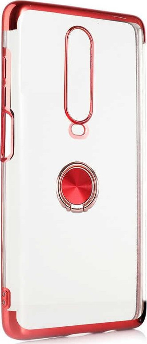 Xiaomi Redmi K30 Kılıf Zore Gess Kenarları Renkli Yüzük Aparatlı